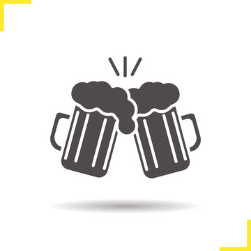 Toasting Beer Glasses Icon