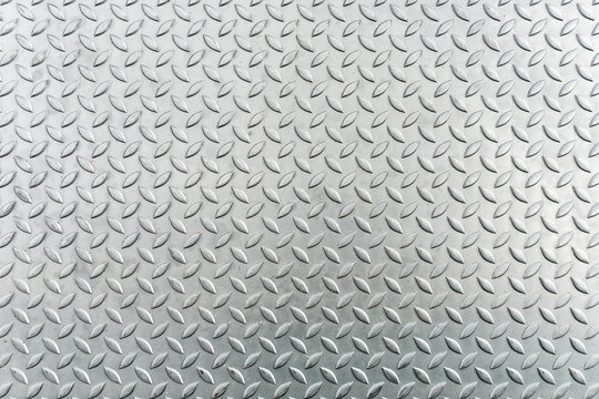 Steel checkerplate metal sheet, Metal sheet texture background.