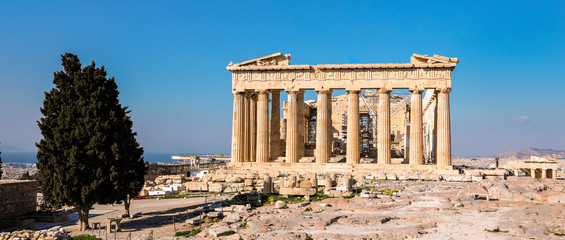 Parthenon temple, Acropolis in Athens, Greece.