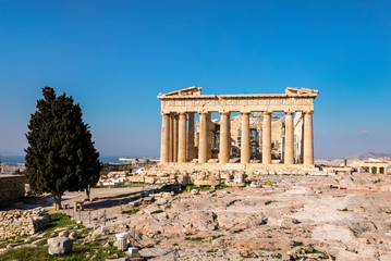 Parthenon temple, Acropolis in Athens, Greece.
