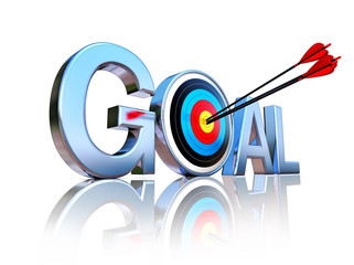 3D rendering of a goal concept