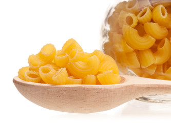 Delicious raw macaroni