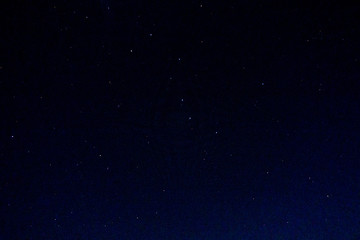 Simple "bright" NightSky with stars and the Ursa Major Constellation. New Providence Island, Nassau, Bahamas.