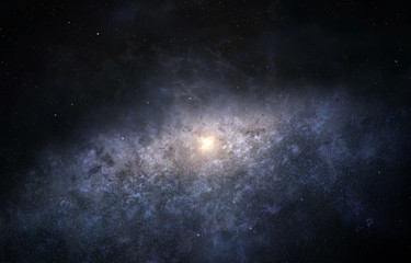 Obraz na płótnie Canvas At the edge of Milky Way