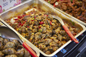 Glazed shellfishes 