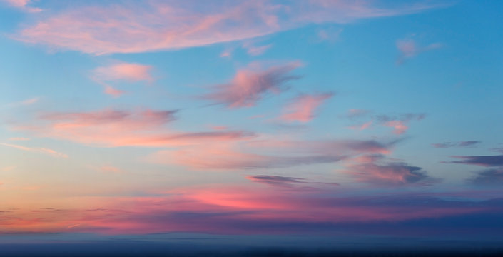 Fototapeta Sunrise in the clouds