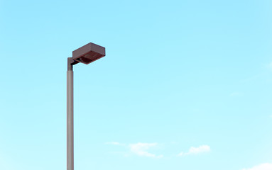 Light poles and sky