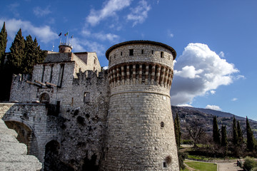 Fototapeta na wymiar Brescia il Castello