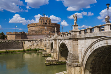 Castle de Sant Angelo in Rome Italy