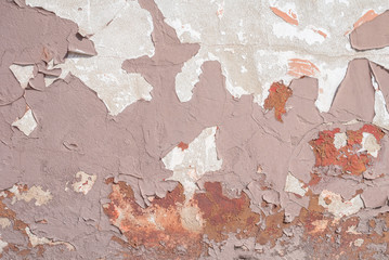 chipped paint on old concrete wall, grunge concrete surface, texture background