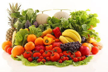 Obraz na płótnie Canvas 新鮮な野菜と果物　 