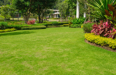 Landscaped Formal ,front yard with garden design