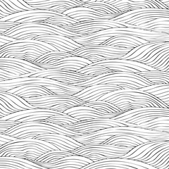 Artistically Ocean Waves pattern.