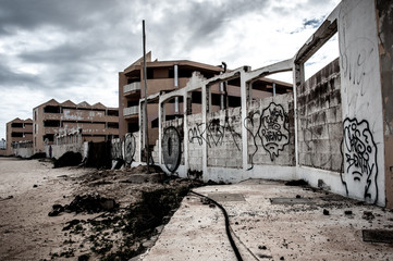 Abandoned building in Fuerteventura - Corralejo 