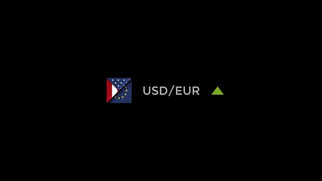 The change of the US dollar to major world currencies