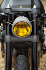 Yellow motorbike headlamp