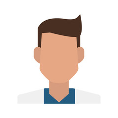 medical doctor icon over white background. colorful design. vector illustration