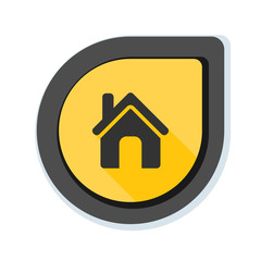 Home button icon illustration
