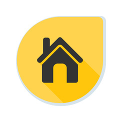 Home button icon illustration