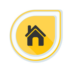 Home button icon illustration