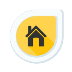 Home button icon illustration
