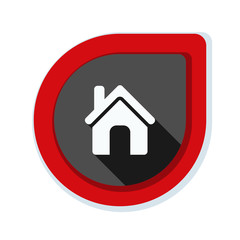 Home button icon illustration