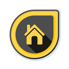 Home button icon illustration