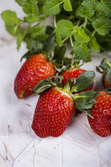 fresh red strawberry