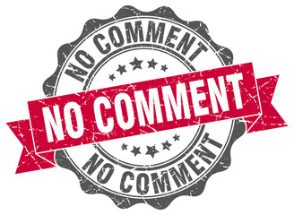 Fototapeta premium no comment stamp. sign. seal