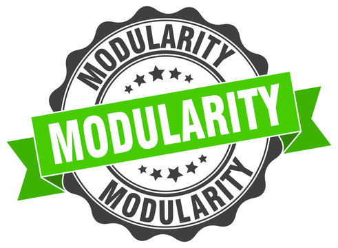 Modularity Stamp. Sign. Seal