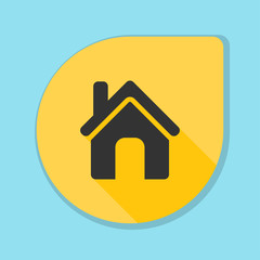 Home button icon illustration