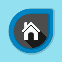 Home button icon illustration