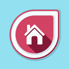 Home button icon illustration