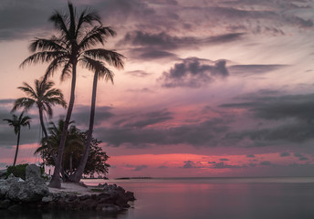 Fototapeta na wymiar Florida Key Sunset