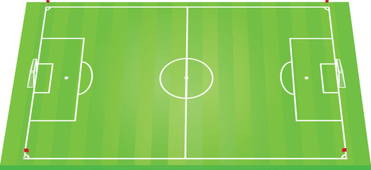 Soccer field vector