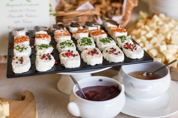 assortment Appetizers and finger food