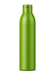 Green plastic bottle