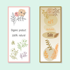 Autumn sales banners