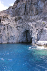 Höhle Küste Insel Kanaren Meer