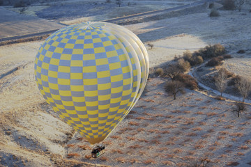 Over the Balloon and Above the Ground.