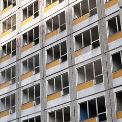 Abrisshaus im Zentrum der Stadt Magdeburg