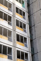Abrisshaus im Zentrum der Stadt Magdeburg