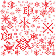 Fototapeta na wymiar snowflakes seamless background pattern