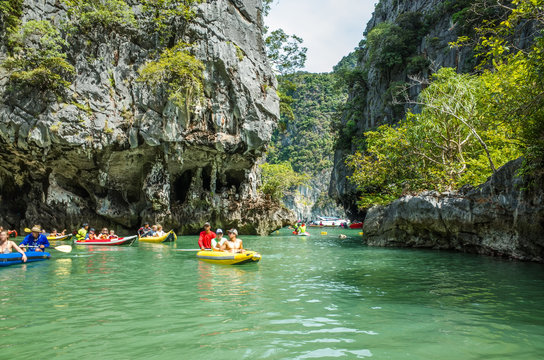 Kayaks on the Islands of Phuket, Thailand