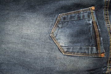 Pocket of jeans