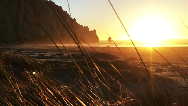 Golden Hour sunset from San Luis Obispo Beach