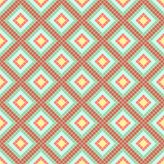 Seamless vector decorative geometric pattern. ethnic endless background with ornamental decorative elements with traditional etnic motives, tribal geometric figures. Print for wrapping, background