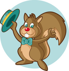 Fototapeta premium Cute squirrel