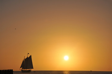 Sunset on Florida lake