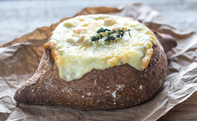 Cheesy stuffed bread